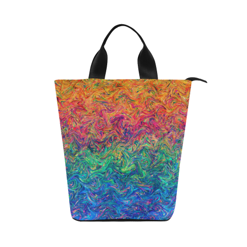 Fluid Colors G249 Nylon Lunch Tote Bag (Model 1670)