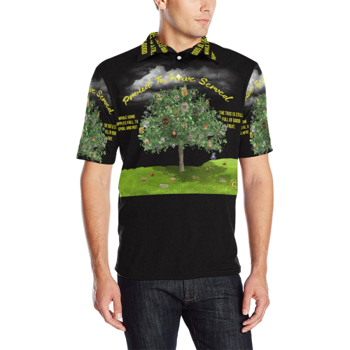 Proud To Have Served S/S Pullover Shirt Men's All Over Print Polo Shirt (Model T55)