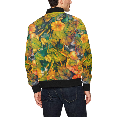flowers #flowers #pattern All Over Print Bomber Jacket for Men (Model H31)