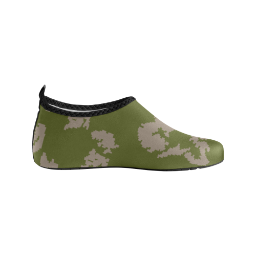 russian KLMK Berehzka green pink leaf Men's Slip-On Water Shoes (Model 056)