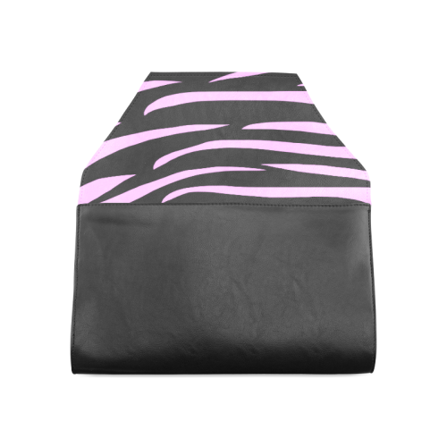 Tiger Stripes Black and Pink Clutch Bag (Model 1630)