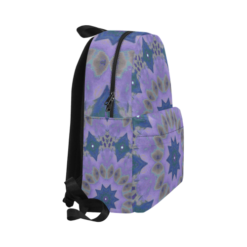 purple mandala digital fractal Unisex Classic Backpack (Model 1673)