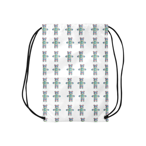 nounours 1d Small Drawstring Bag Model 1604 (Twin Sides) 11"(W) * 17.7"(H)