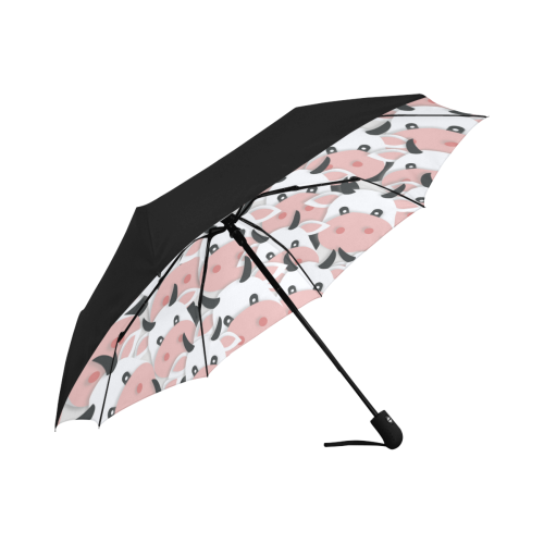 Herd of Cartoon Cows Anti-UV Auto-Foldable Umbrella (Underside Printing) (U06)