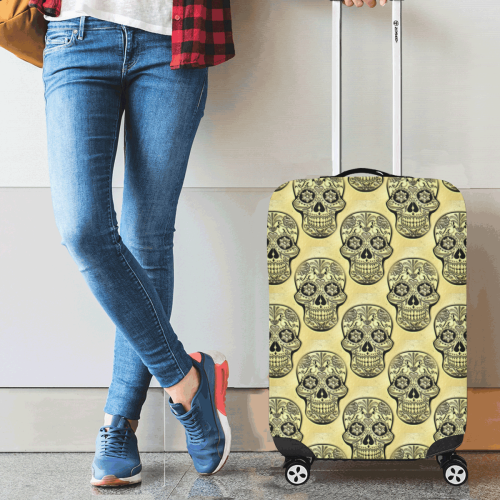 Skull20170524_by_JAMColors Luggage Cover/Small 18"-21"
