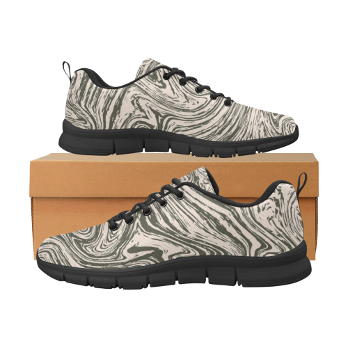 Marble Art Women's Breathable Running Shoes/Large (Model 055)