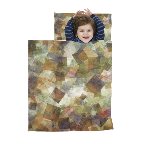 abstract squares Kids' Sleeping Bag