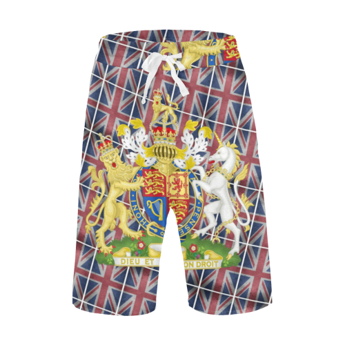 GREAT BRITAIN COA Men's All Over Print Casual Shorts (Model L23)