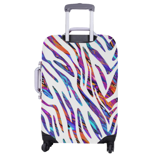 Luggage Cover Zebra Print Luggage Cover/Large 26"-28"
