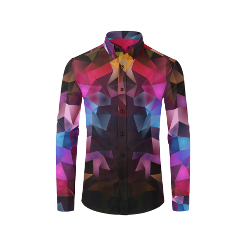 Cubist Light by Artdream Men's All Over Print Casual Dress Shirt (Model T61)