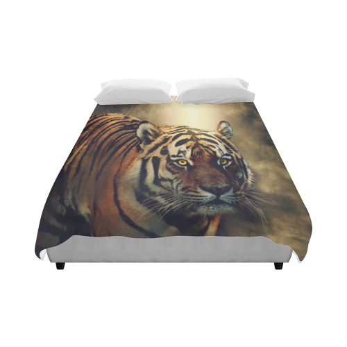 Tiger Tiger Eyes Burning Bright Duvet Cover 86"x70" ( All-over-print)