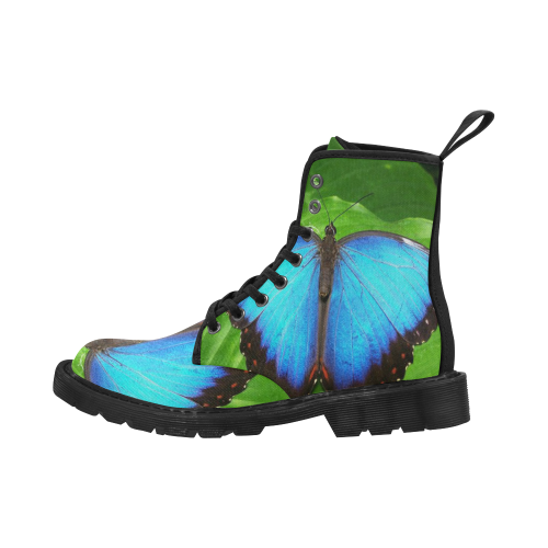 Butterfly Martin Boots for Women (Black) (Model 1203H)