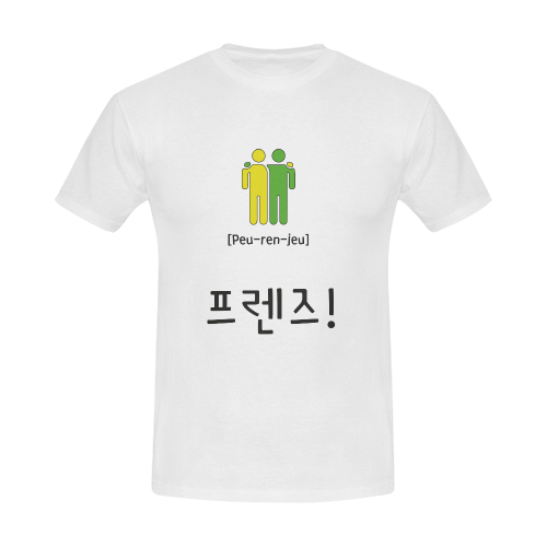 friendskoreanshirtmen Men's Slim Fit T-shirt (Model T13)