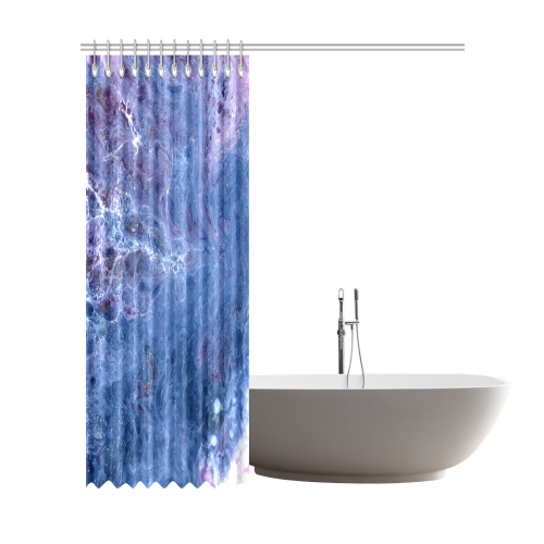 Blue Lace Shower Curtain 72"x84"