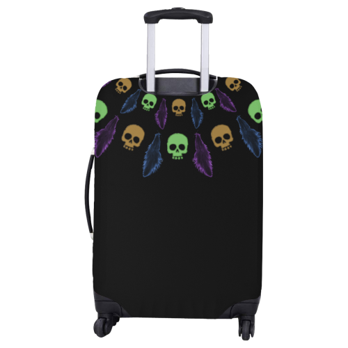 skull feather ring Luggage Cover/Large 26"-28"