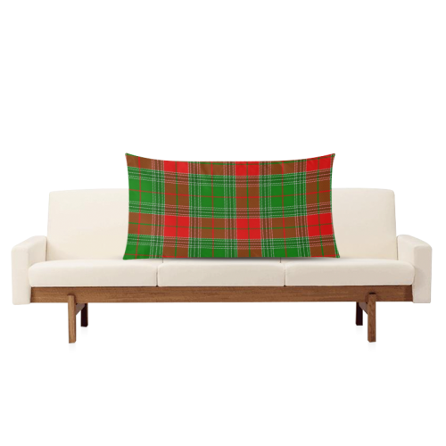 Christmas Plaid Rectangle Pillow Case 20"x36"(Twin Sides)