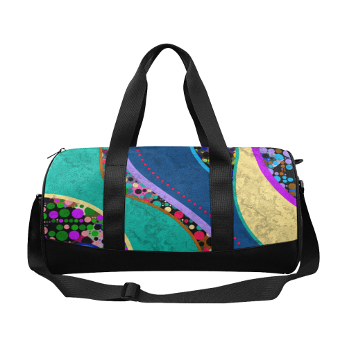 Abstract Pattern Mix - Dots And Colors 1 Duffle Bag (Model 1679)