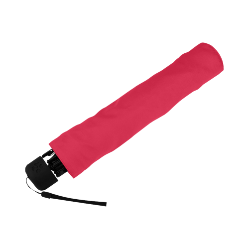 color crimson Anti-UV Foldable Umbrella (Underside Printing) (U07)