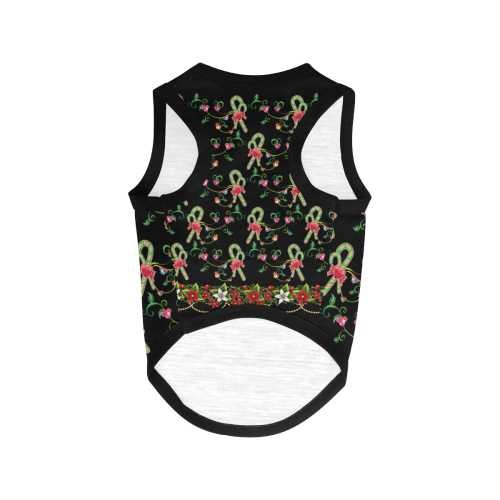 Candy cane explosion 2 dog coat All Over Print Pet Tank Top