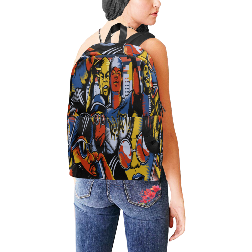 Grime Rap Art Inspired by the P Money Video Originators Unisex Classic Backpack (Model 1673)