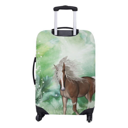 Horse in a fantasy world Luggage Cover/Medium 22"-25"