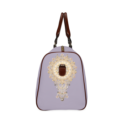 jewels-purple Waterproof Travel Bag/Small (Model 1639)
