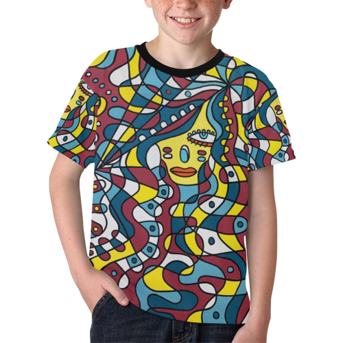 Feisty Kids' All Over Print T-shirt (Model T65)