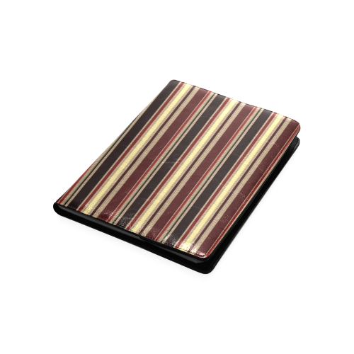 Dark textured stripes Custom NoteBook B5
