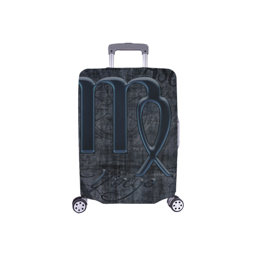 Astrology Zodiac Sign Virgo in Grunge Style Luggage Cover/Small 18"-21"