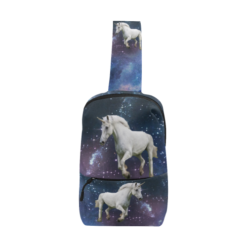 Unicorn and Space Chest Bag (Model 1678)