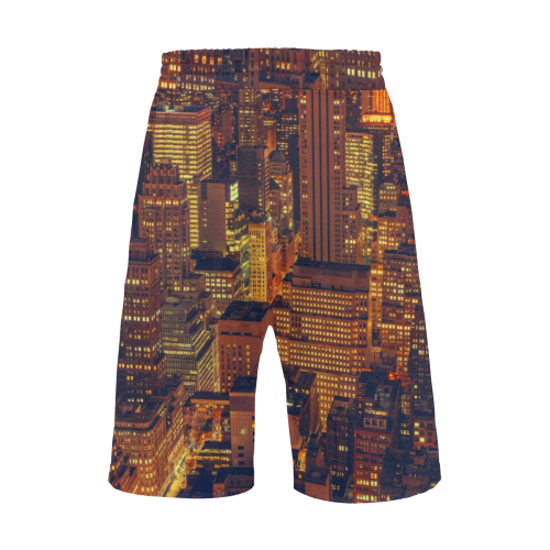 NYC LARGE Men's All Over Print Casual Shorts (Model L23)
