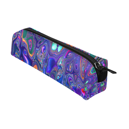 melted fractal 1B by JamColors Pencil Pouch/Small (Model 1681)