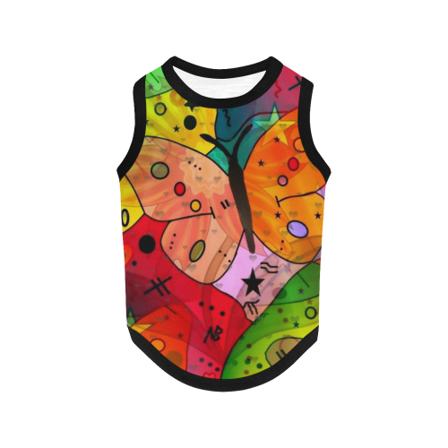 Butterfly by Nico Bielow All Over Print Pet Tank Top