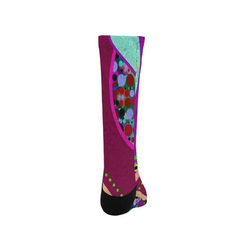 Abstract Pattern Mix - Dots And Colors 2 Trouser Socks (For Men)