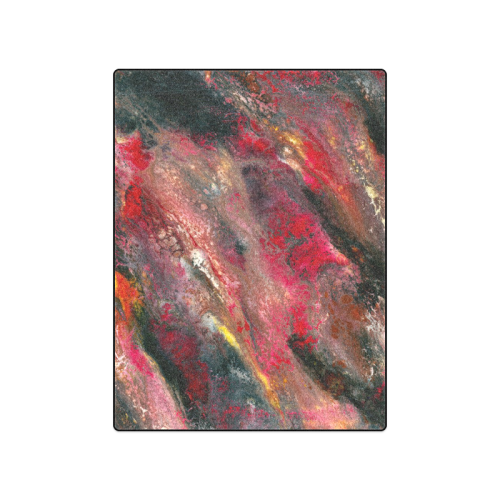 Large Blanket cozy warm abstract Blanket 50"x60"
