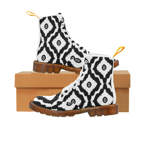 Design shoes b-white elements Martin Boots For Women Model 1203H