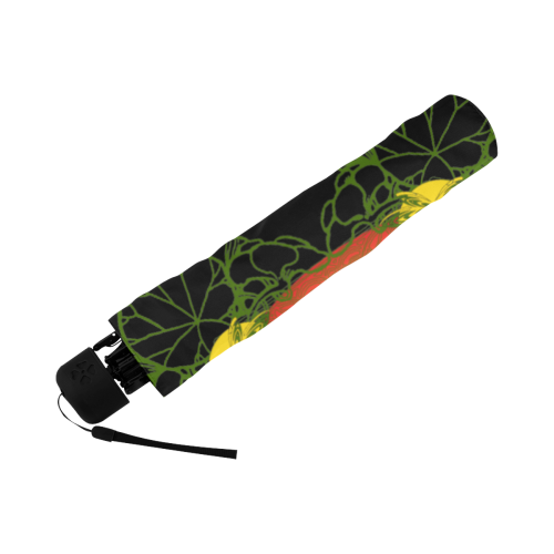 rasta nouveau black Anti-UV Foldable Umbrella (Underside Printing) (U07)