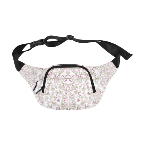 syrian flowers pink Fanny Pack/Small (Model 1677)