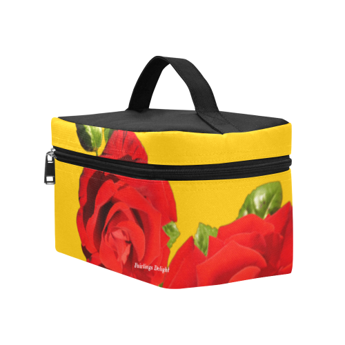 Fairlings Delight's Floral Luxury Collection- Red Rose Lunch Bag/Large 53086a4 Lunch Bag/Large (Model 1658)