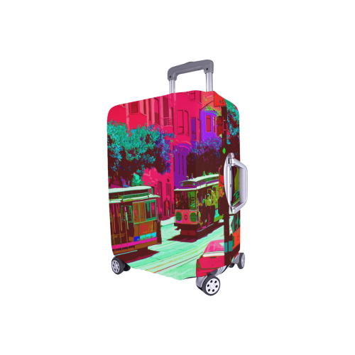 SanFrancisco_20170105_by_JAMColors Luggage Cover/Small 18"-21"