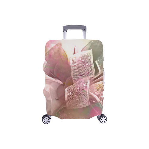 Beautiful soft roses Luggage Cover/Small 18"-21"