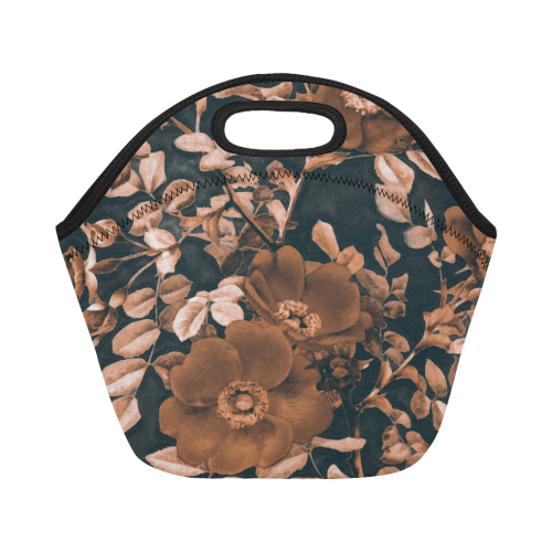 flowers #flowers #pattern #flora Neoprene Lunch Bag/Small (Model 1669)