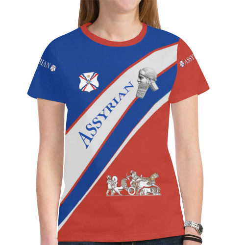 The Assyrian King New All Over Print T-shirt for Women (Model T45)