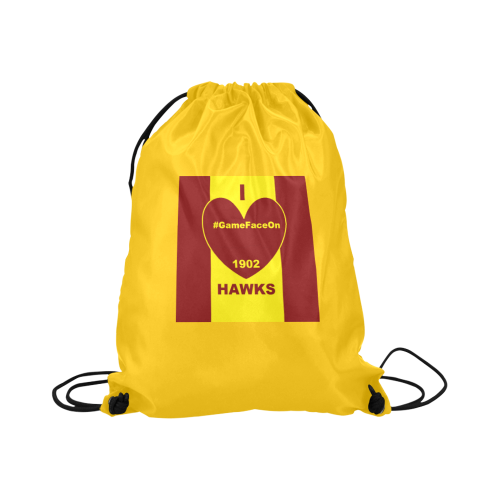 HAWKS- Large Drawstring Bag Model 1604 (Twin Sides)  16.5"(W) * 19.3"(H)
