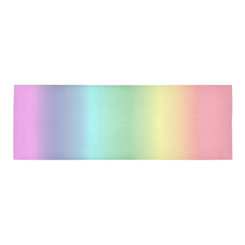 Pastel Rainbow Area Rug 9'6''x3'3''