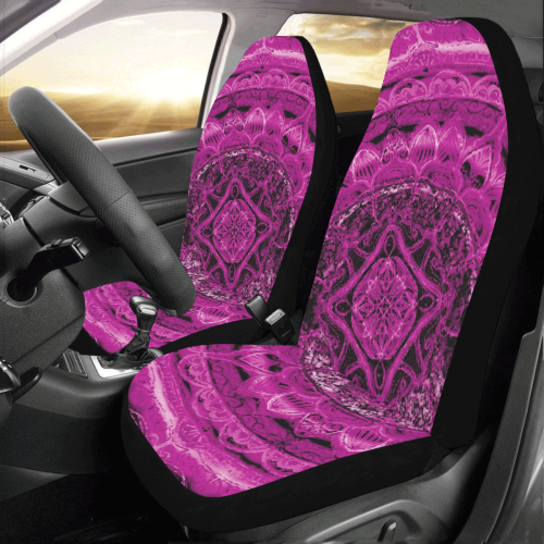 delicate silk mandala 18 Car Seat Covers (Set of 2)