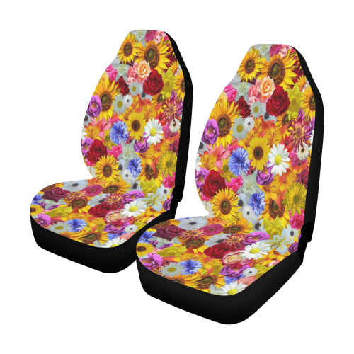 Bright Spring Fantasy Garden Car Seat Covers (Set of 2)