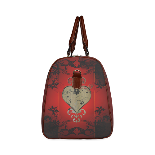 Wonderful decorative heart Waterproof Travel Bag/Small (Model 1639)