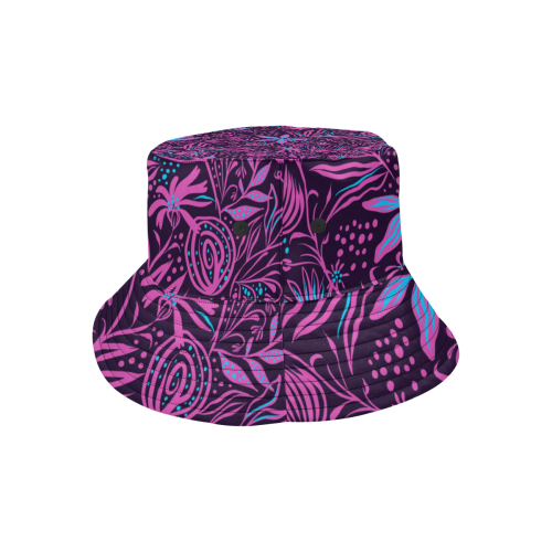 Pink Flower Dream All Over Print Bucket Hat
