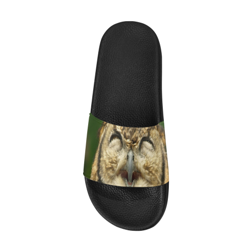FUNNY OWL Men's Slide Sandals (Model 057)